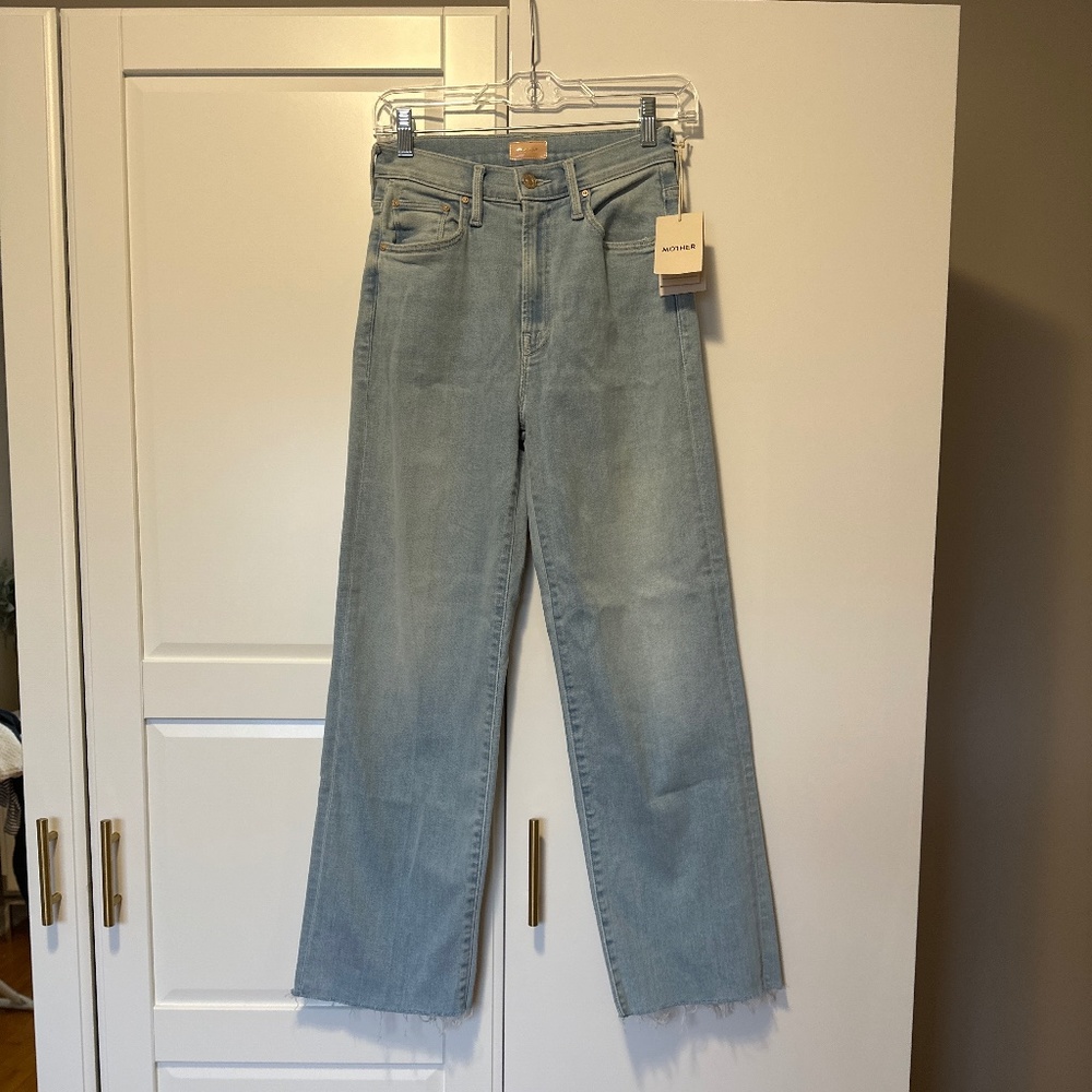 MOTHER Jeans Ankle Fray size 24 NWT